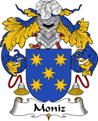 Portuguese Coat of Arms for Moniz