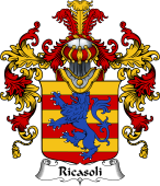 Italian Family Coat of Arms (v.25b) Ricasoli
