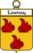 French Coat of Arms Badge for Launay