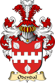 v.23 Coat of Family Arms from Germany for Odendal