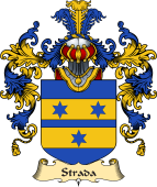Italian Family Coat of Arms (v.25a) Strada