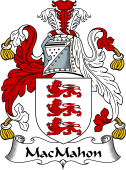 Irish Coat of Arms for MacMahon (Thomond)