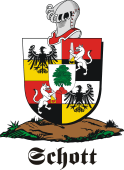 German shield on a mount for Schott