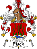 German Wappen Coat of Arms for Fisch