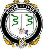 Irish Coat of Arms Badge for the O'DEA family