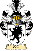 English Coat of Arms (v.23) for the family Witt