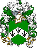 English or Welsh Coat of Arms for Kerney (Ref Berry)