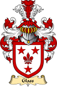 Scottish Family Coat of Arms (v.23) for Glass or Glaster