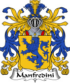 Italian Coat of Arms for Manfredini