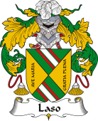 Spanish Coat of Arms for Laso (or Garcilaso)