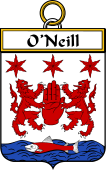 Irish Badge for Neill or O'Neill