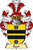 v.23 Coat of Family Arms from Germany for Roer