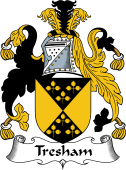 English Coat of Arms for the family Tresham