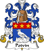 Coat of Arms from France for Poitevin or Potvin