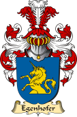 v.23 Coat of Family Arms from Germany for Egenhofer
