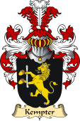 v.23 Coat of Family Arms from Germany for Kempter