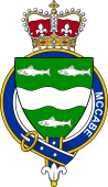 Families of Britain Coat of Arms Badge for: McCabe (Ireland)