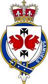 Families of Britain Coat of Arms Badge for: Samuels (Ireland)
