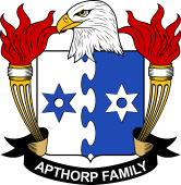 Coat of arms used by the Apthorp family in the United States of America