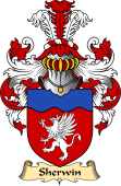 English Coat of Arms (v.23) for the family Sherwin