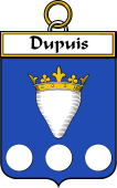 French Coat of Arms Badge for Dupuis
