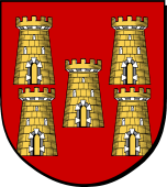 Spanish Family Shield for Torrez or Torres