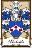 Scottish Coat of Arms Bookplate for Blackadder