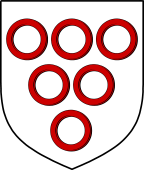 English Family Shield for Plessis or Plessey