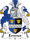 English Coat of Arms for the family Emmet