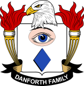 Coat of arms used by the Danforth family in the United States of America