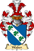 v.23 Coat of Family Arms from Germany for Waber