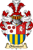 v.23 Coat of Family Arms from Germany for Ohlendorf