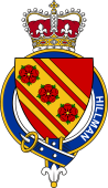Families of Britain Coat of Arms Badge for: Hillman (England)