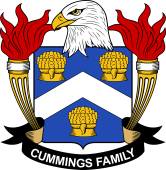 Coat of arms used by the Cummings family in the United States of America