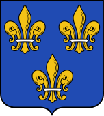 French Family Shield for Bourbon