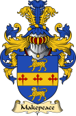 English Coat of Arms (v.23) for the family Makepeace