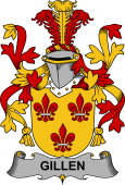Irish Coat of Arms for Gillen or O'Gillen