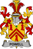 Irish Coat of Arms for Powell
