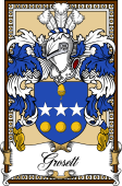 Scottish Coat of Arms Bookplate for Grosett or Grosset