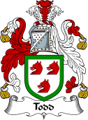 English Coat of Arms for the family Todd