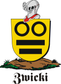 German shield on a mount for Zwicki