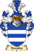 English Coat of Arms (v.23) for the family Venables