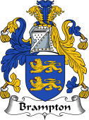 English Coat of Arms for the family Brampton