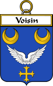 French Coat of Arms Badge for Voisin
