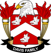 Coat of arms used by the Davis II family in the United States of America