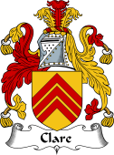 English Coat of Arms for Clare