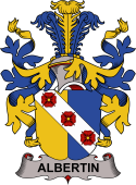 Danish Coat of Arms for Albertin