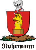 German shield on a mount for Rohrmann