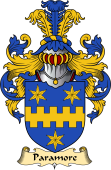 English Coat of Arms (v.23) for the family Paramour or Paramore