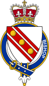 British Garter Coat of Arms for Bishop (England)